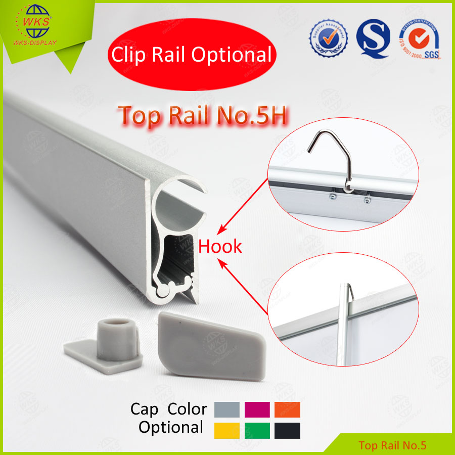 Top Rail 5H For Roll Up