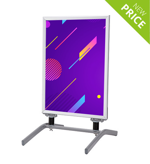 Outdoor Poster Stand With Steel Feet